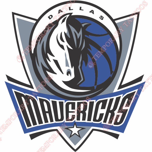 Dallas Mavericks Customize Temporary Tattoos Stickers NO.969